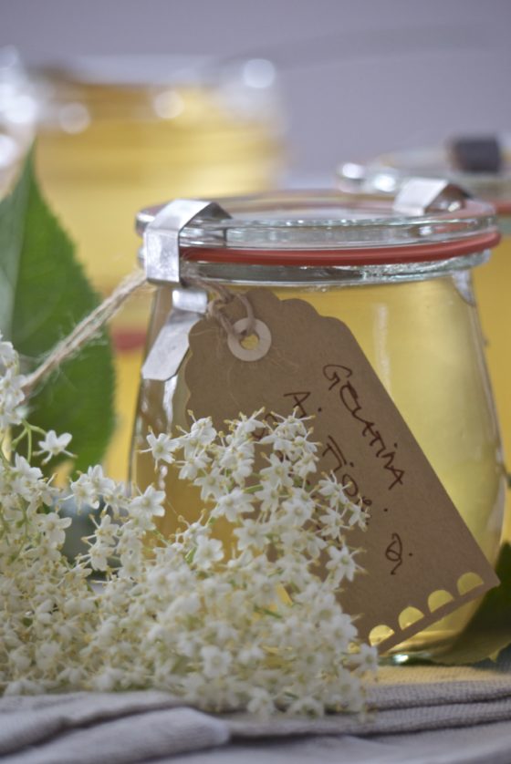 gelatina di fiori di sambuco
