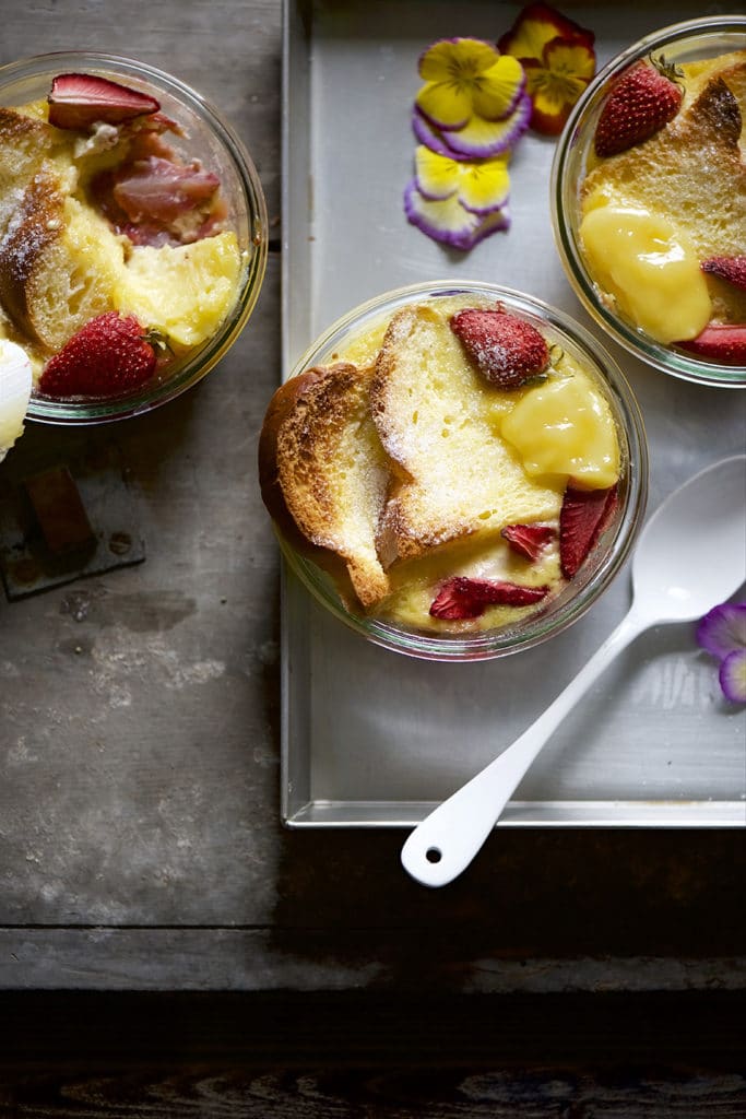 Bread pudding dolce dessert