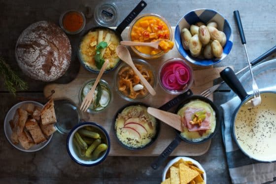 Raclette, fondue e tanti vasetti