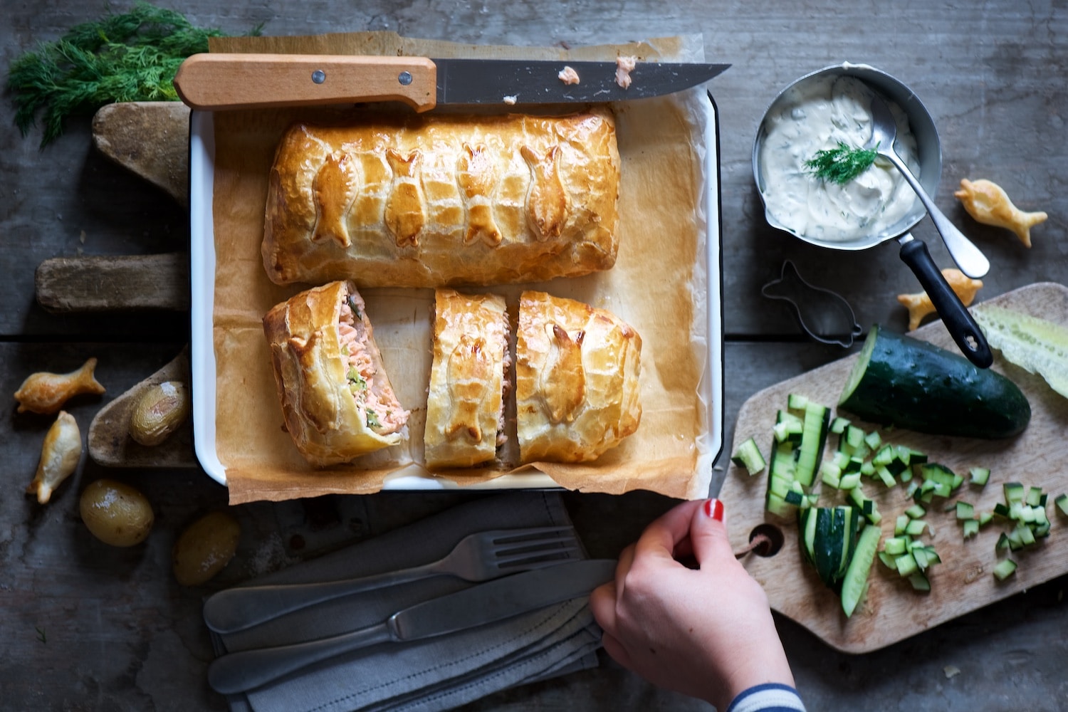 C salmone in crosta cetriolo 3