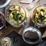 quinoa con cavolfiore al curry e cranberries