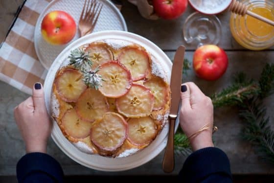 torta rovesciata con le mele