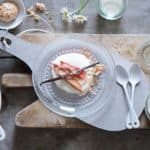 panna cotta al latte di cocco con rabarbaro alla vaniglia