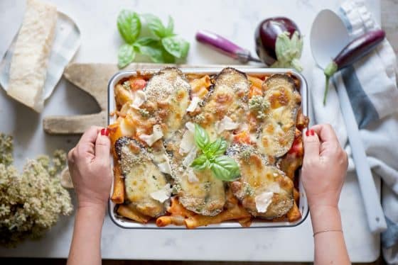 Pasta al forno alla parmigiana