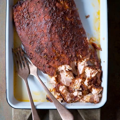 pulled salmon