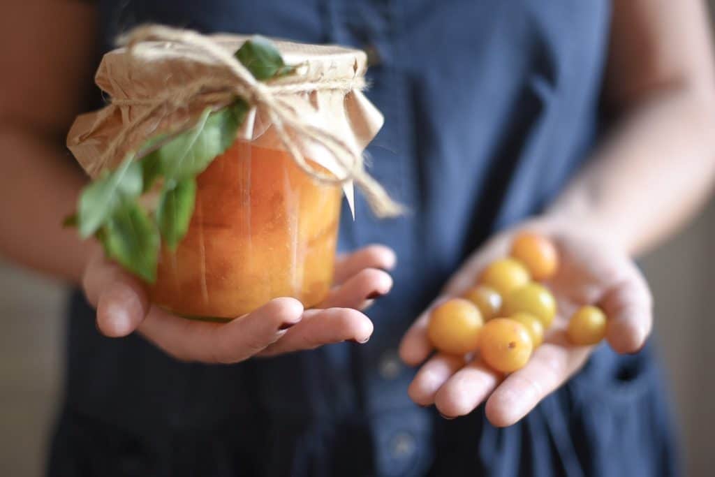 marmellata di mirabelle con zenzero candito