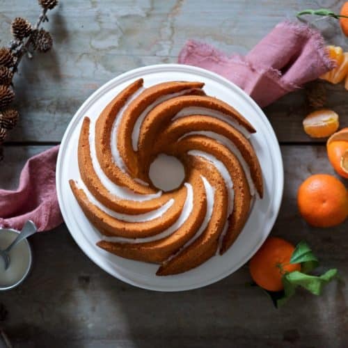 ciambellone con polpa di clementine
