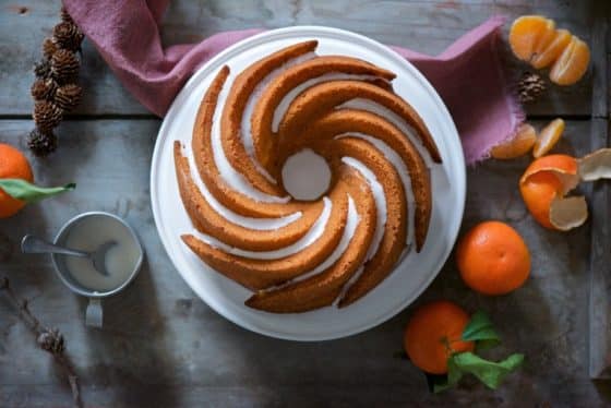 ciambellone con polpa di clementine