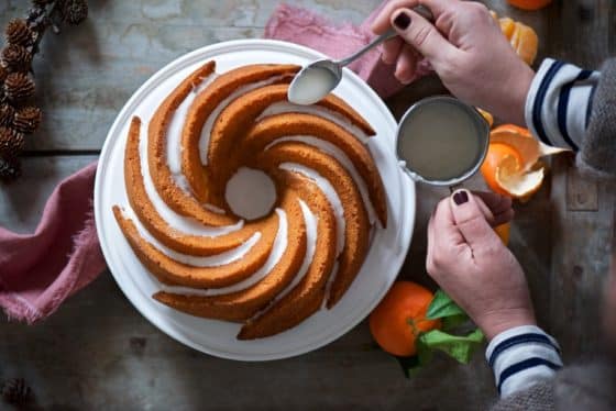 ciambellone con polpa di clementine