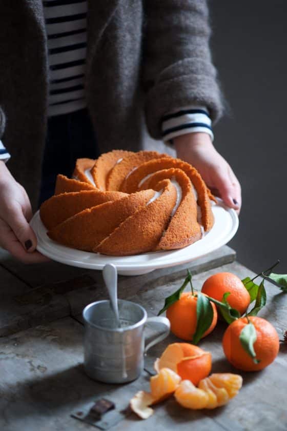 ciambellone con polpa di clementine