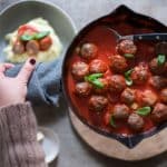 polpette al sugo con cuore di formaggio