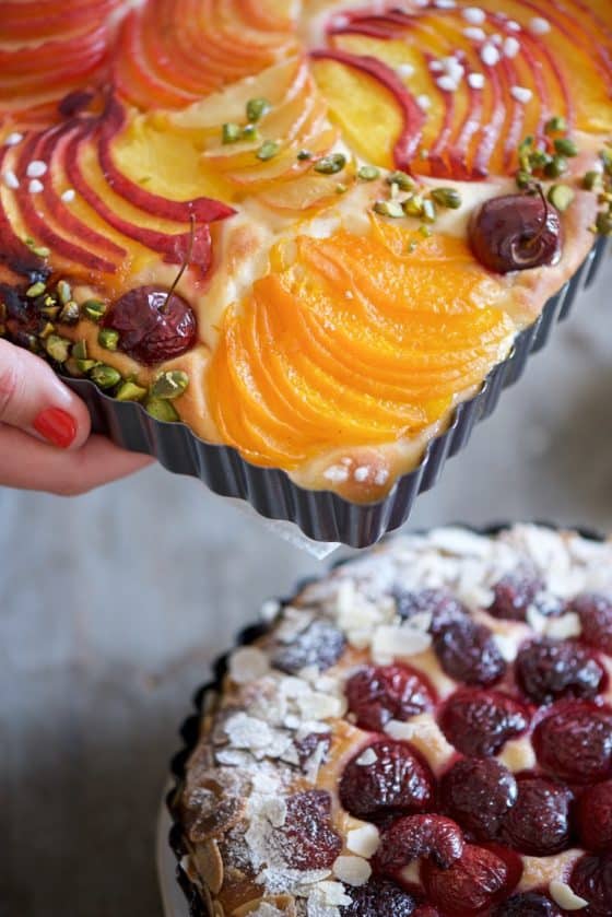 focaccia dolce alla frutta