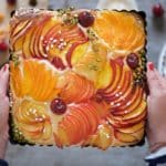 focaccia dolce alla frutta