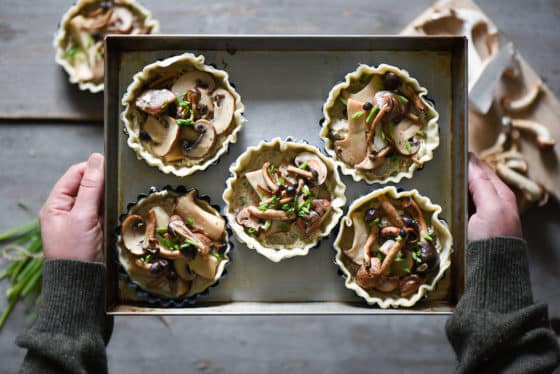 Ricettina: tartellette con funghi