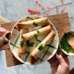 rotolini di pasta fillo con bresaola e formaggio