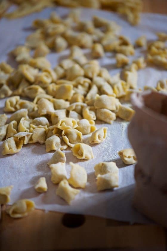 agnolotti del plin ripieni di carne