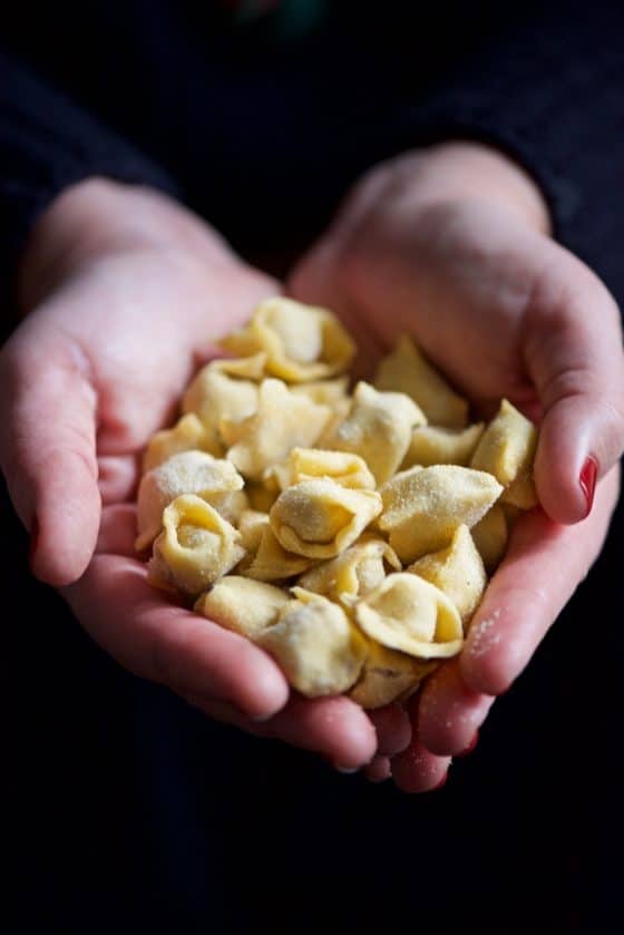 agnolotti del plin ripieni di carne