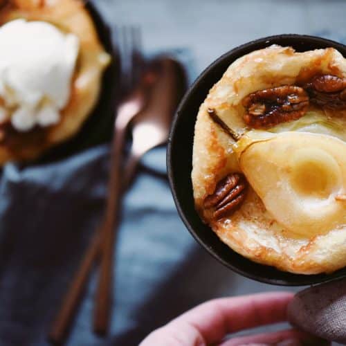 tatin di pere con caramello d'acero