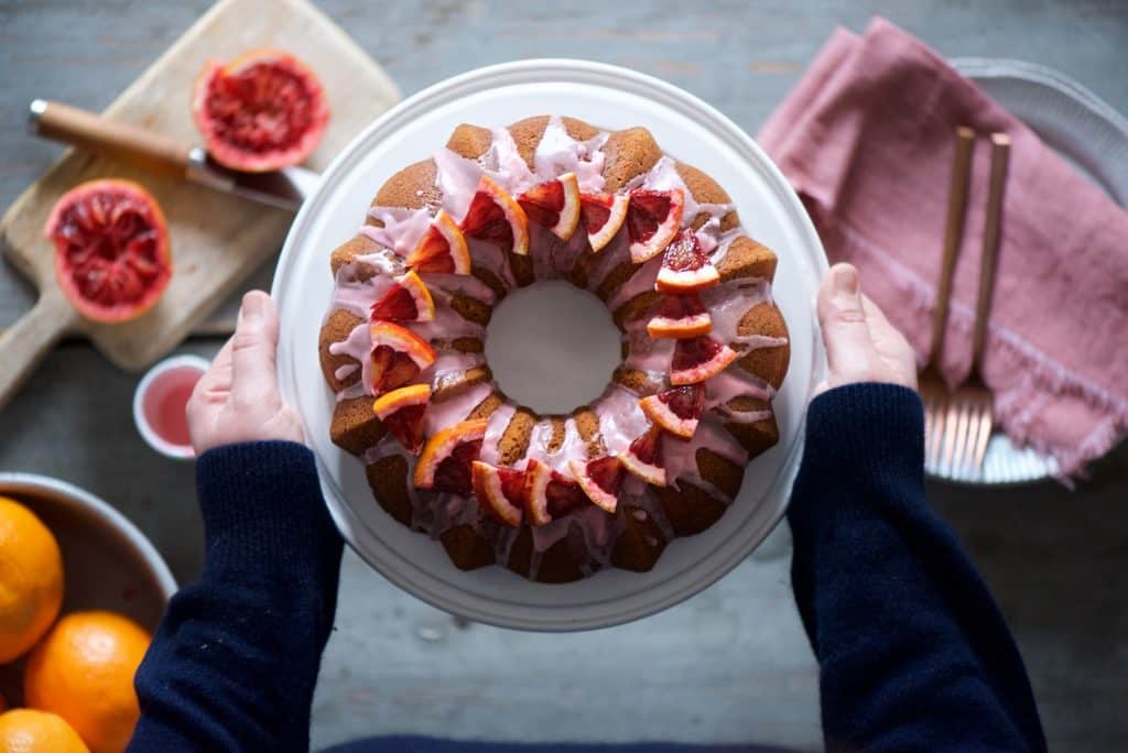 ciambellone alle arance e semi di papavero