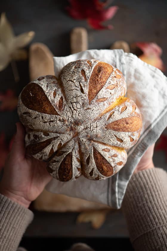 pane di zucca e curcuma