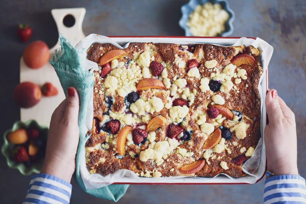 torta alla frutta con streusel