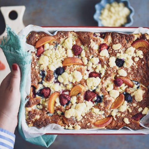 torta alla frutta con streusel