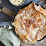 torta croccante di mele con la pasta fillo