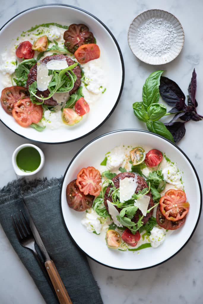 hamburger alla caprese