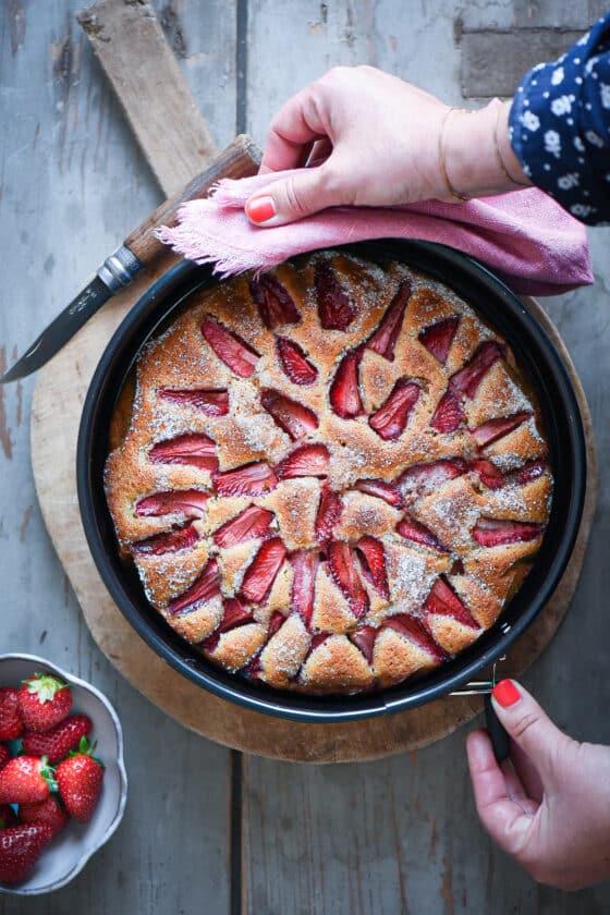 Ricettina: torta morbida alle fragole