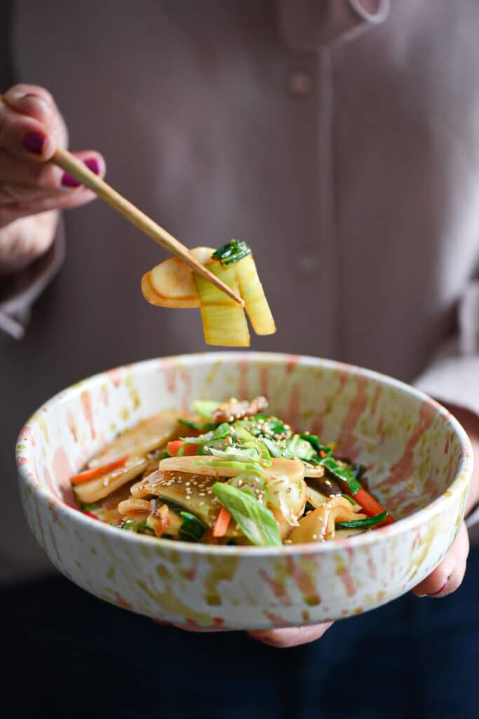 gnocchi di riso con verdure