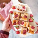 torta al quark con fragole