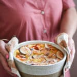 clafoutis di albicocche al latte di cocco