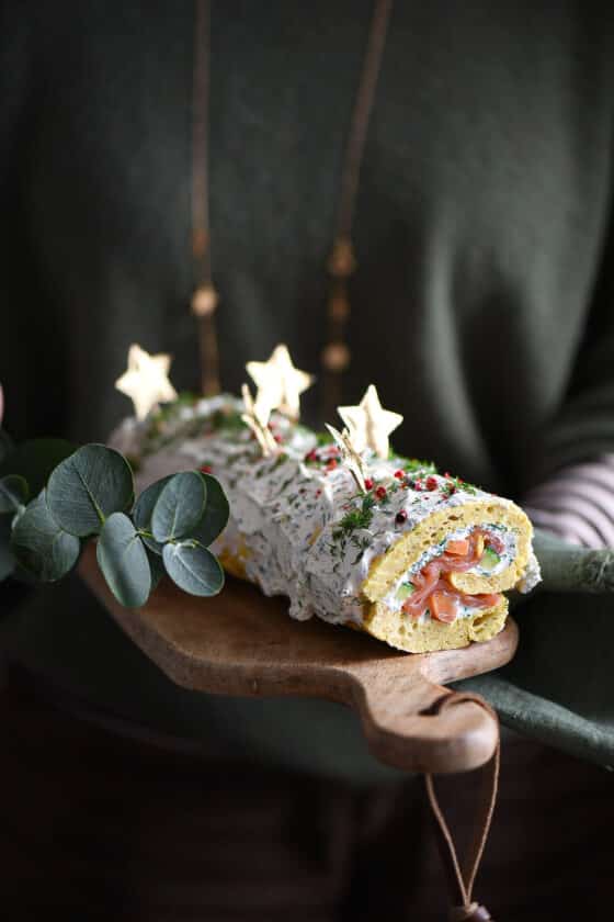 Tronchetto di Natale salato