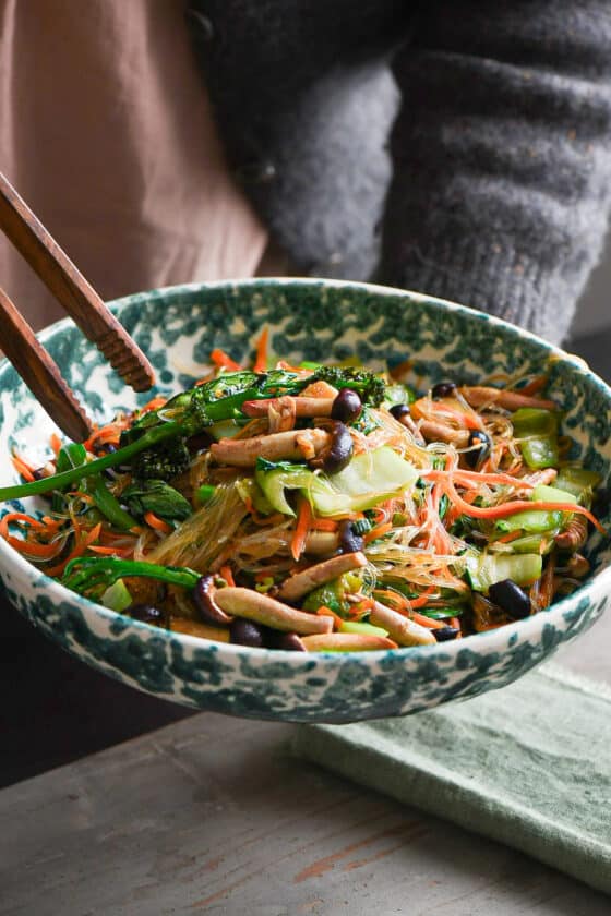 Ricettina: spaghetti di riso con le verdure
