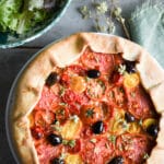galette alla provenzale con i pomodori