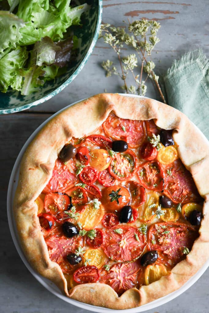 galette alla provenzale con i pomodori