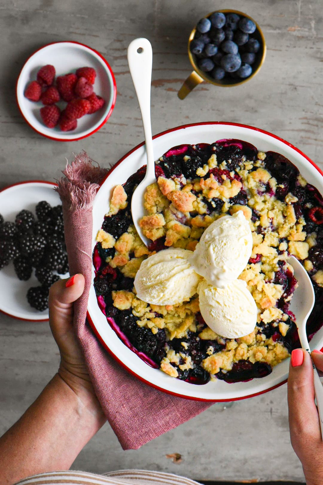 la ricetta di base del crumble