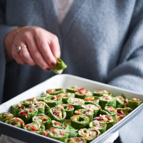 rotoloni verdi gratinati