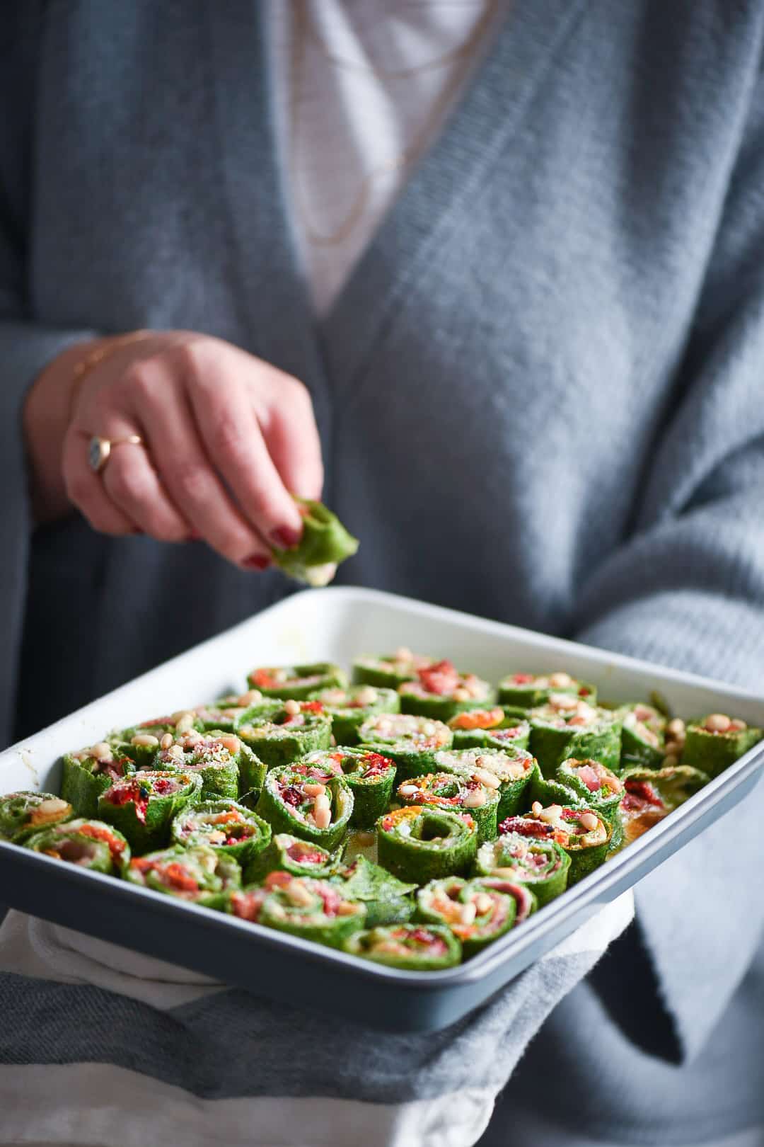 rotoloni verdi gratinati