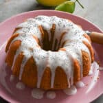 plumcake marmorizzato al limone con bagna al limone