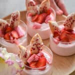 mousse di fragole